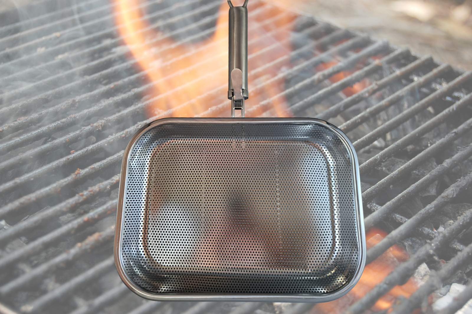 WILKINSON 1888 LTD Grillpfanne Perforiert abnehmbarer Griff Edelstahl